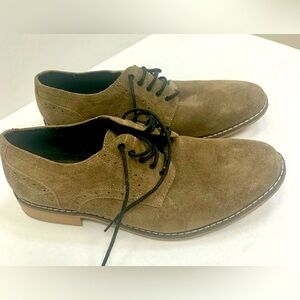 M Collection tan suede oxfords